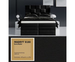 Boxspringbett, Ehebett mit Bettkasten 140, 160, 180, 200x200 cm, MAGNUS 16B