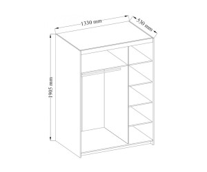 SELENA szafa trzydrzwiowa