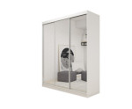 Schiebetürenschrank 180 cm mit Spiegel, Kleiderschrank 3-türig, 4 Farbvarianten, MARTEN SZ3