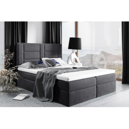 Boxspringbett , Ehebett, Hotelbett, mit Bettkasten, MAGNUS 21A