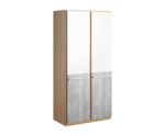 Kleiderschrank zweitürig 90 cm, PLANO PN-02