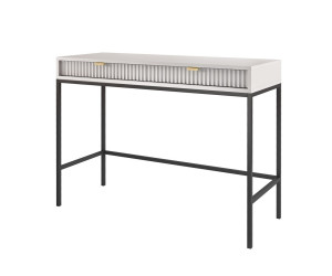 Schminktisch, Frisiertisch, Schreibtisch, 2 Farbvarianten: schwarz, grau, SIENA T104