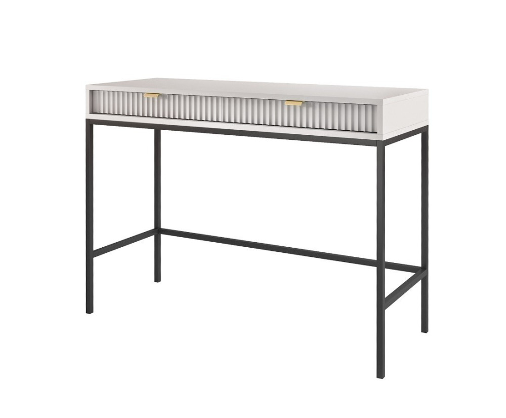 Schminktisch, Frisiertisch, Schreibtisch, 2 Farbvarianten: schwarz, grau, SIENA T104