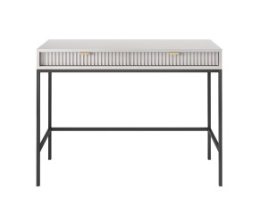 Schminktisch, Frisiertisch, Schreibtisch, 2 Farbvarianten: schwarz, grau, SIENA T104