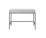 Schminktisch, Frisiertisch, Schreibtisch, 2 Farbvarianten: schwarz, grau, SIENA T104