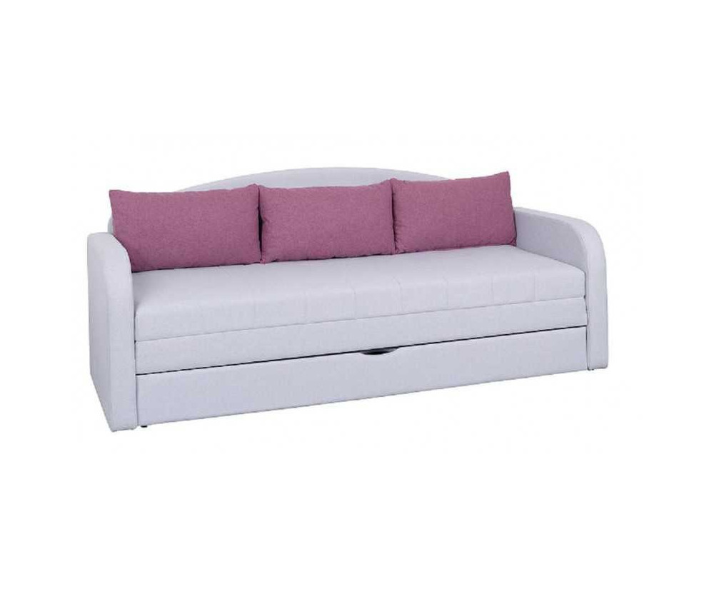 3-Sitzer-Sofa ausziehbar, Schlafcouch, Jugendsofa, mit Schlaffunktion und Bettkasten, TUNIS II