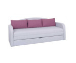 3-Sitzer-Sofa ausziehbar, Schlafcouch, Jugendsofa, mit Schlaffunktion und Bettkasten, TUNIS II