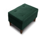 Fußhocker mit Stauraum, Sitzhocker, Hocker, bequeme Polsterung, ROGER R6 Fußhocker mit Stauraum, Sitzhocker, Hocker, bequeme Polsterung, ROGER R6