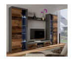 TV Wohnwand, Mediawand, Komplett-Set 4 St., Old Style / Matera, ROMBO XL