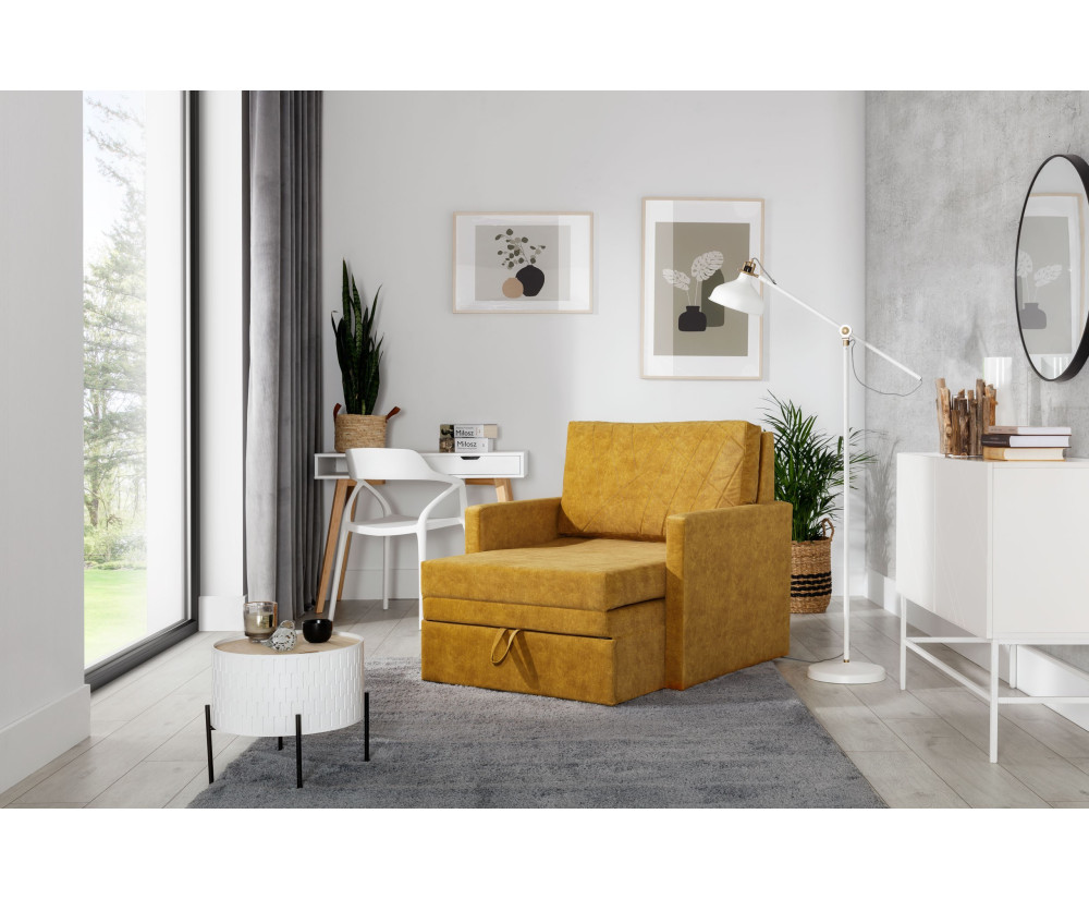 Kleines 1-Sitzer-Sofa LUCA mit Schlaffunktion » Möbelpaket