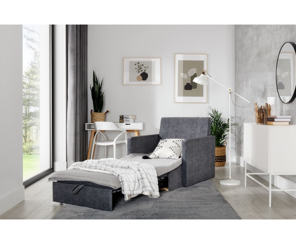 Kleines 1-Sitzer-Sofa, einfach ausziehbar, mit Schlaffunktion, LUCA