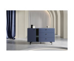 Kommode 1-türig, mit 3 Schubladen, vielseitig einsetzbar, 2 Farbvarianten, COLOURS CS-04