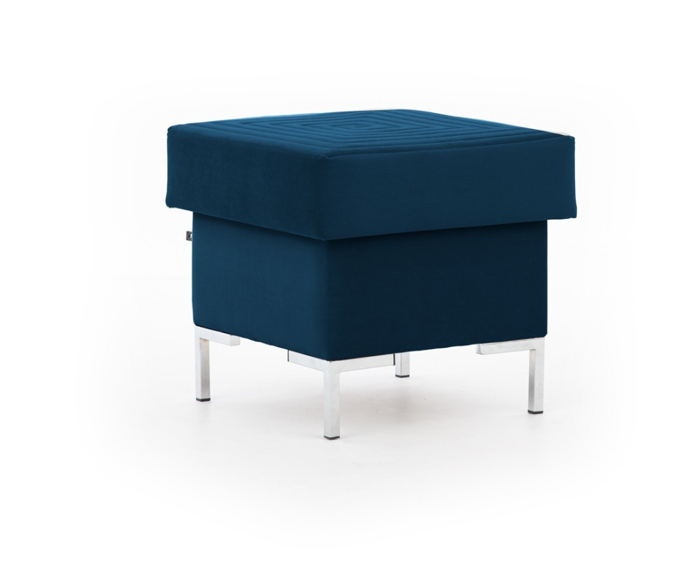 Sitzhocker mit Stauraum, Sitzbank, Fußhocker, dekorative Nähte auf der Sitzfläche, SOLVO B