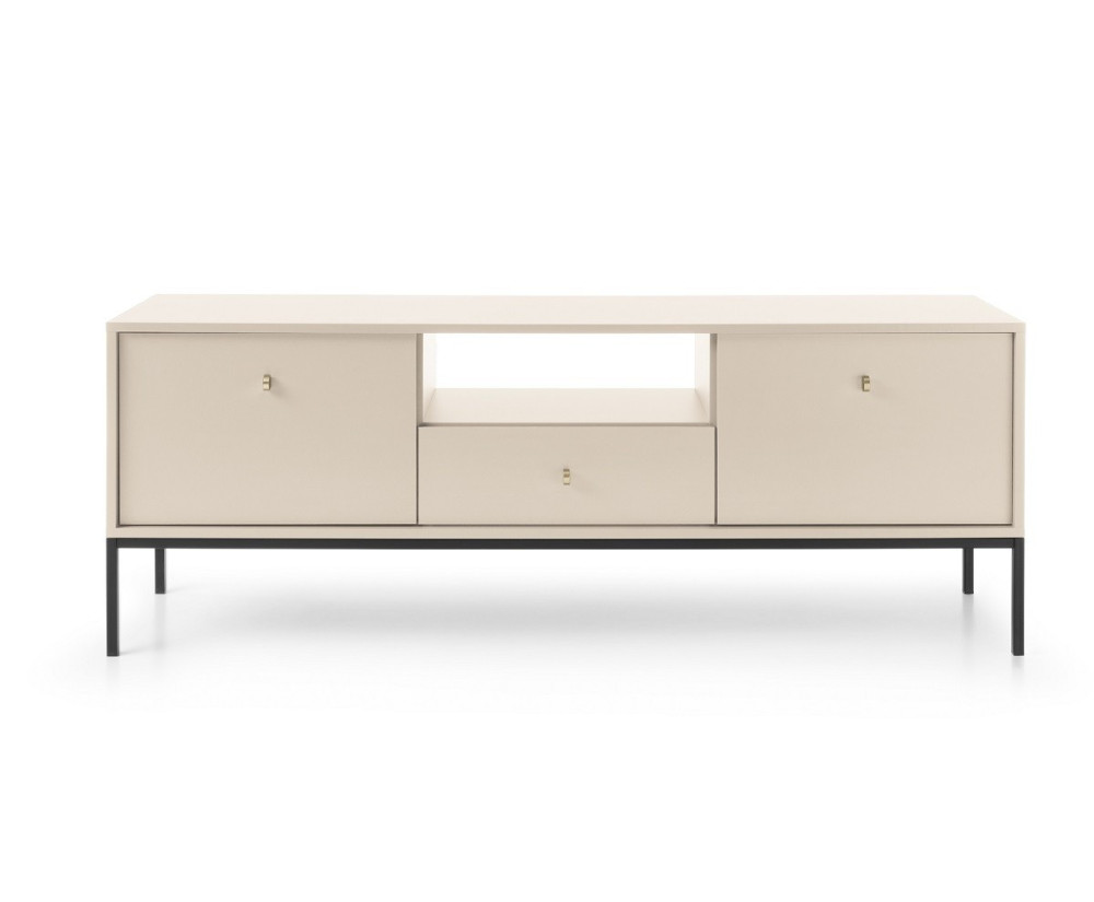 TV Kommode Fernsehschrank sandbeige ARON MRTV 154 