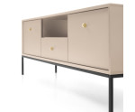 TV Kommode Fernsehschrank sandbeige ARON MRTV 154 