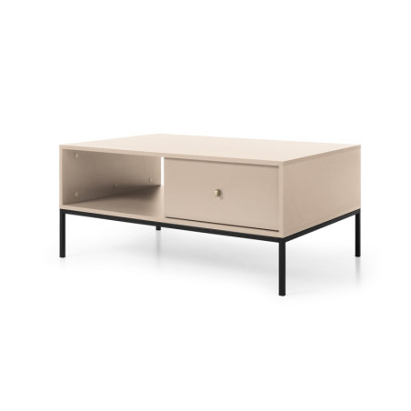 Beistelltisch 68x103, Couchtisch, Kaffetisch, sandbeige ARON ML104