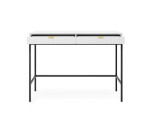 Schminktisch mit Schubladen, Frisiertisch, Schreibtisch weiß, SIENA T104