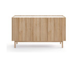 Kommode auf Füßen im skandinavischen Stil für Wohnzimmer oder Flur, Eiche Riviera, NIKO 144-2