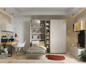 TEEN FLEX TF-02 Regal für Jugendzimmer, Kinderzimmer 45 cm 1D1S