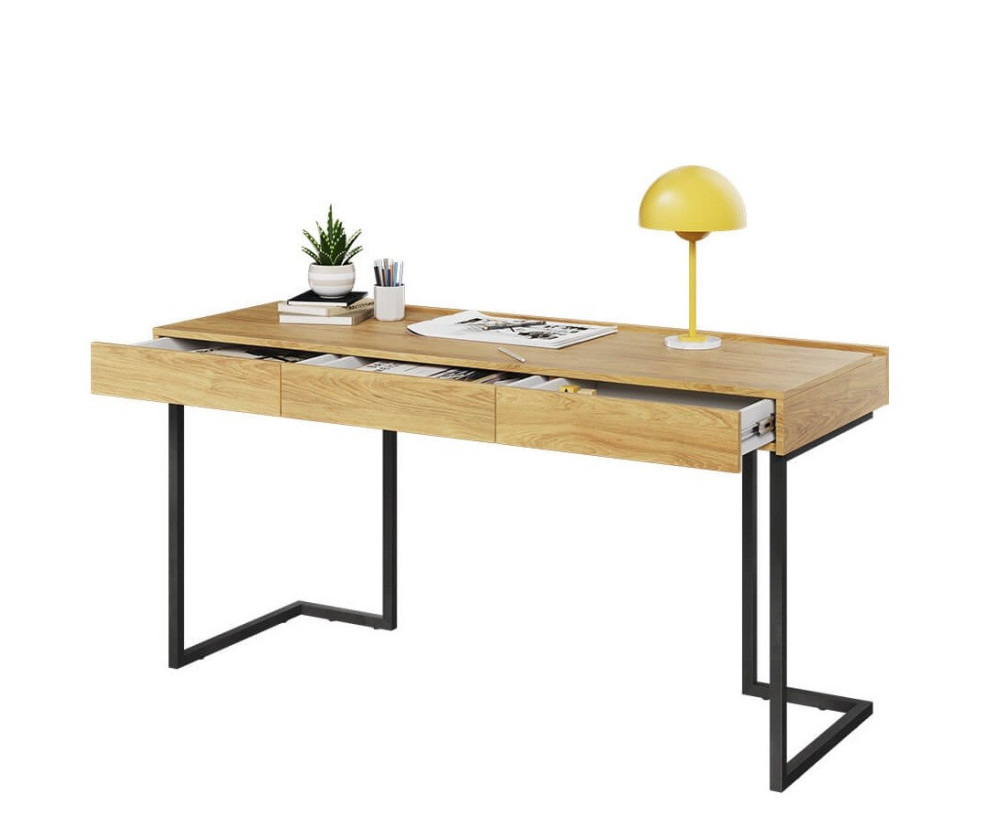 TEEN FLEX TF-04 Schreibtisch, Bürotisch mit Schubladen 150 cm Design