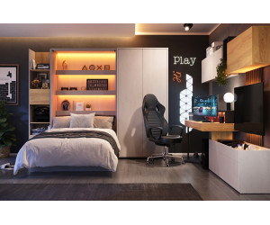 TEEN FLEX TF-06 Schreibtsich, Bürotisch, Arbeitstisch 110 cm mit Schubladen