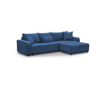 Modernes Ecksofa mit Schlaffunktion und Bettkasten, Cord, FERRO 43L