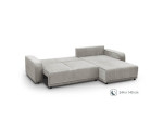Modernes Ecksofa mit Schlaffunktion und Bettkasten, Cord, FERRO 43L