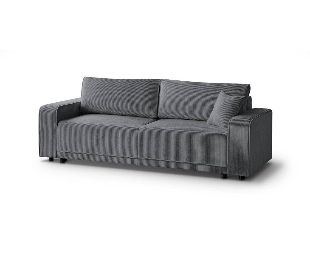 Schlafcouch, 3-Sitzer-Sofa ausziehbar, aus Cord, FERRO 44