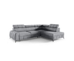 Modernes Ecksofa mit Schlaffunktion und Bettkasten, einstellbare Kopfteile, TRIVIO N1