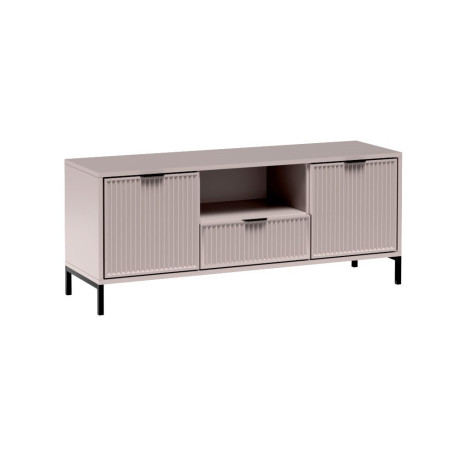 Designer TV-Kommode Lowboard Softclose 135 cm cashmere, MAISON 03