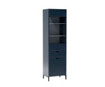 Hohe, moderne Vitrine für Wohnzimmer Indigo, MAISON 05
