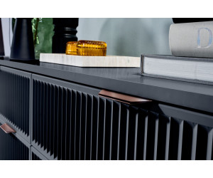 Couchtisch mit Schublade, Metallbeine, Indigo, MAISON 06