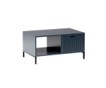 Couchtisch mit Schublade, Metallbeine, Indigo, MAISON 06 Couchtisch mit Schublade, Metallbeine, Indigo, MAISON 06