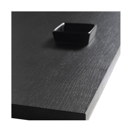 KLOE Modernes Möbelset für Wohnzimmer, Graphit schwarz, Fronten mit 3D-Effekt