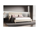 Doppelbett 160x200 cm, Ehebett mit Lattenrost, ohne Bettkasten, LARETTO T25