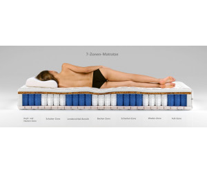 SENTO DM-17 doppelseitige MULTIPOCKET-Matratze, mit Viscoschaum und Latex