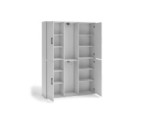Weißer Schrank 150 cm mit Spiegel an einer Schiebetür, Kleiderschrank, Garderobenschrank MARIETTA Weißer Schrank 150 cm mit Spiegel an einer Schiebetür, Kleiderschrank, Garderobenschrank MARIETTA