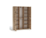 Schrank 150 cm mit Spiegel an einer Schiebetür, Kleiderschrank Artisan Eiche, Garderobenschrank MARIETTA Schrank 150 cm mit Spiegel an einer Schiebetür, Kleiderschrank Artisan Eiche, Garderobenschrank MARIETTA