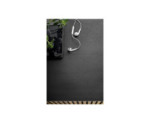 Nachttisch mit Front 3D LED-Schublade mit Lamellen schwarz/Wotan-Eiche, EVITA S54