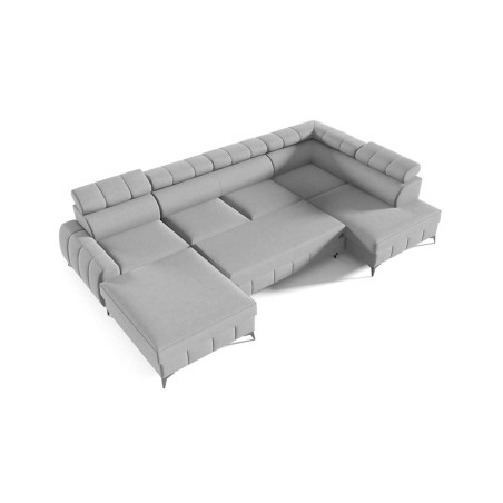 Wohnlandschaft U-Form, mit Schlaffunktion und Bettkasten, TRIVIO N8