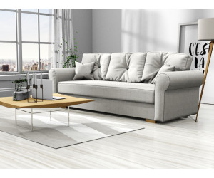 TRIVIO K4 Elegantes 3-Sitzer-Sofa mit Schlaffunktion und Bettkasten, Schlafcouch