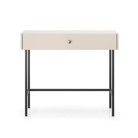 Schminktisch mit Schublade im Loft-Stil, beige, EMI