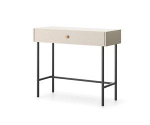 Schminktisch mit Schublade im Loft-Stil, beige, EMI