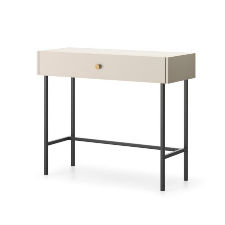Schminktisch mit Schublade im Loft-Stil, beige, EMI