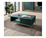 Couchtisch, Beistelltisch, Kaffeetisch mit geriffelten Fronten, Farbton: Labrador, SIENA L104 Couchtisch, Beistelltisch, Kaffeetisch mit geriffelten Fronten, Farbton: Labrador, SIENA L104