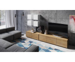 TV Wohnwand, Wohnzimmerschrank Lowboard Hängeboard, Komplett-Set 6 St., verschiedene Farbvarianten, CAMERON