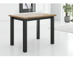 Esstisch 70 x 100 cm, Tisch NICHT ausziehbar, Eiche Craft Gold / schwarz, SZTOKHOLM