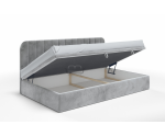 Einzelbett 80x180 cm für Kinderzimmer, mit abgerundeter Seitenblende, ANTOS 1R