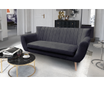 Couch, 2-Sitzer-Sofa, hölzerne Füße, Stoff Royal Velvet, ROGER R4 Couch, 2-Sitzer-Sofa, hölzerne Füße, Stoff Royal Velvet, ROGER R4