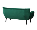 Couch, 2-Sitzer-Sofa, hölzerne Füße, Stoff Royal Velvet, ROGER R4 Couch, 2-Sitzer-Sofa, hölzerne Füße, Stoff Royal Velvet, ROGER R4